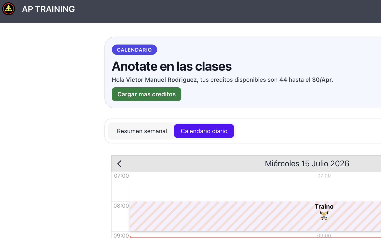 AP Training — training web app by Miramar Labs